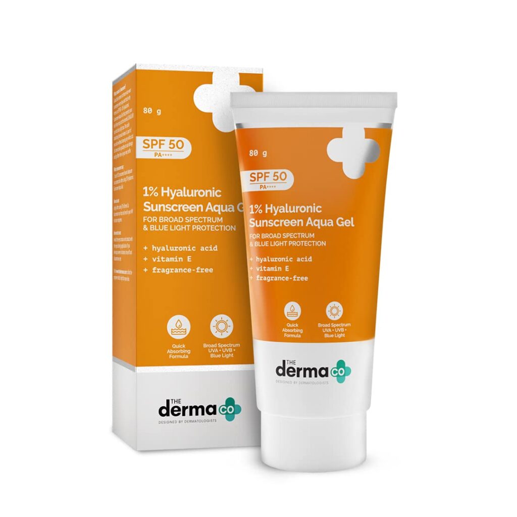 The Derma Co 1% Hyaluronic Sunscreen 