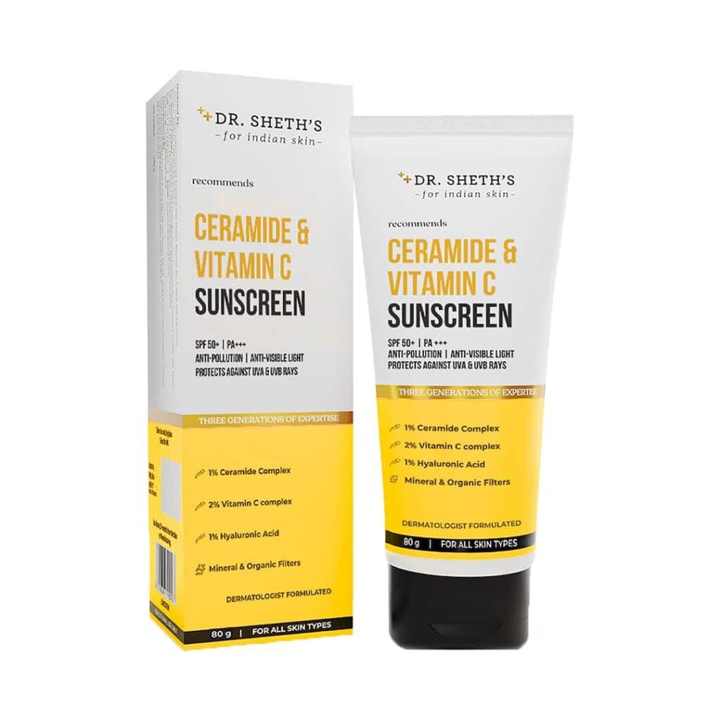 Dr. Sheth's Ceramide & Vitamin C Sunscreen 