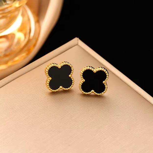 Salve Clover Anti-Tarnish Ear Studs for Women