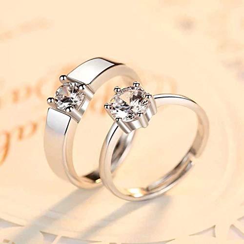 MEENAZ Couple Finger Ring Combo