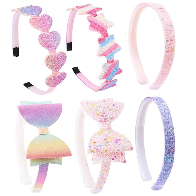 Shining Diva Fashion 6pcs Latest Stylish Headbands Hairband for Kids Girls Hair Accessories