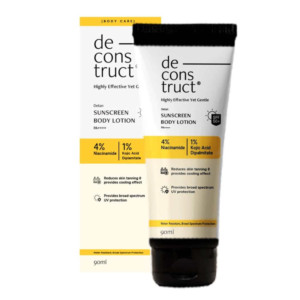 Deconstruct Detan Sunscreen Body Lotion SPF 50+