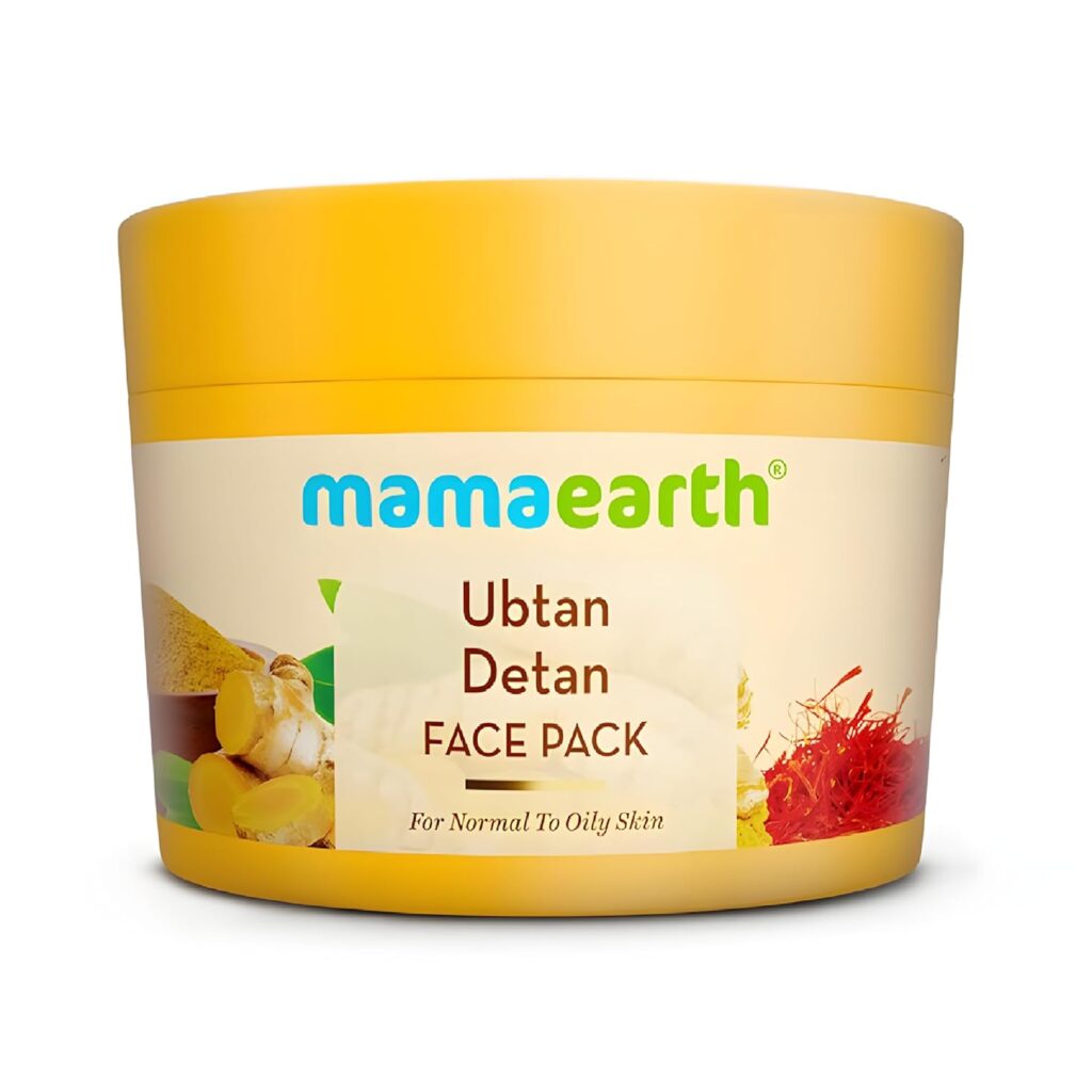 Mamaearth Ubtan Detan Face Pack