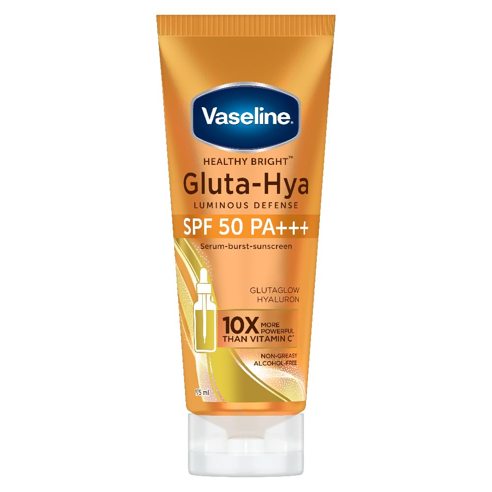 Vaseline Healthy Bright Gluta-Hya Luminous Defense Serum-Burst Sunscreen SPF 50 PA+++