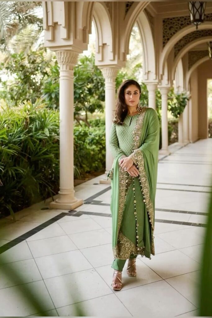 Kareena Kapoor Green Suit Look