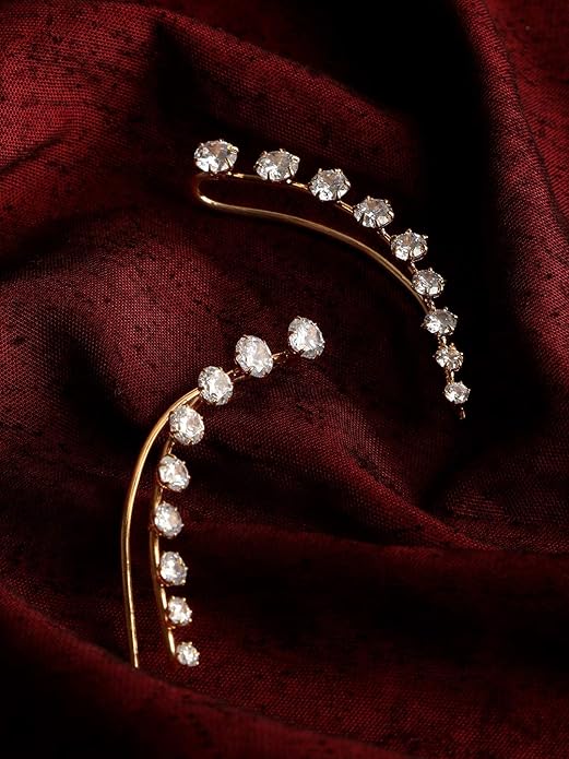 Accessher Gold Plated Ear Cuffs