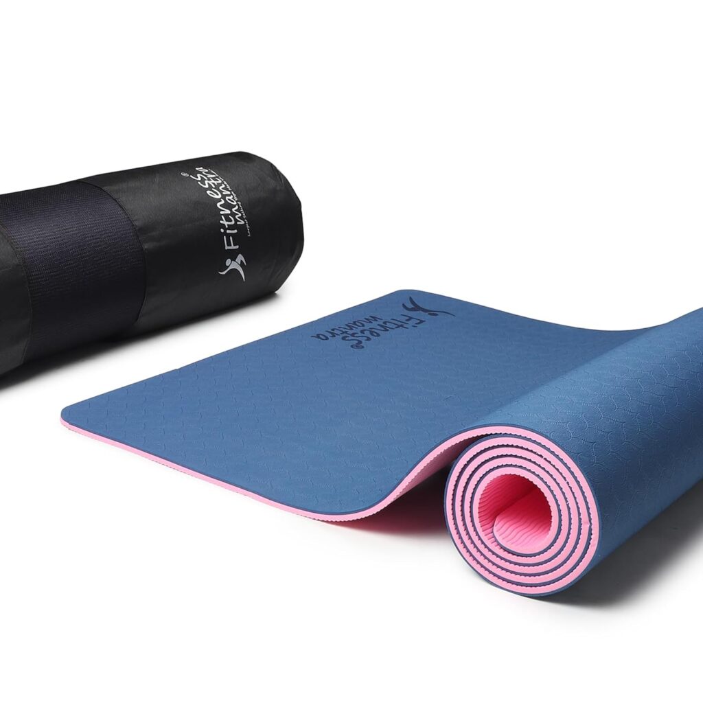 Fitness Mantra® TPE Dual Color Anti-Slip Yoga Mat